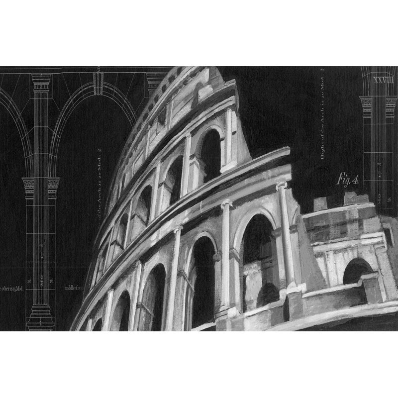 " Iconic Architecture I " by Ethan Harper, 24" H x 36" W  