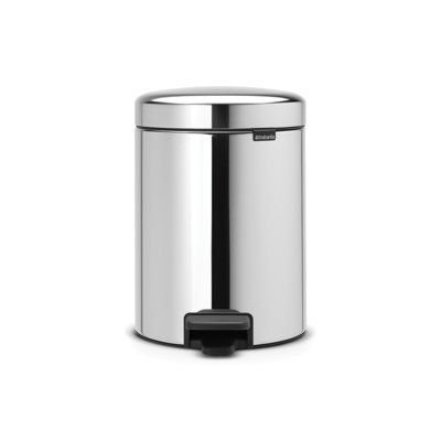 Brabantia NewIcon Step On Trash Can, 1.3 Gallon (5 Liter)