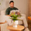 Bird''s Nest Fern in Ceramic Planter
