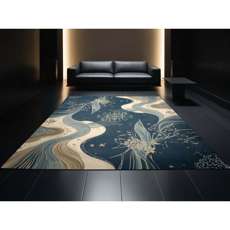 Tapis moelleux moelleux d'inspiration marocaine de couleur marocaine d'inspiration mondiale, 3x5