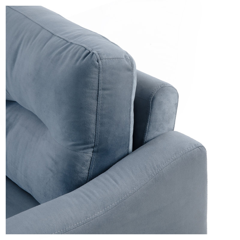 Canapés et canapés modulaires confortables pour le salon, la chambre, le bureau, les petits espaces, 3, Gris