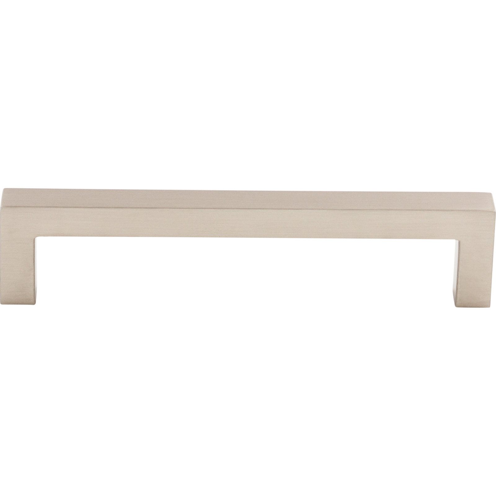 Square Bar pull, Brushed Satin Nickel, 5 1/16" Center to Center