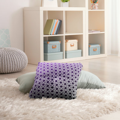 Coussin de plancher hexagonales et triangles