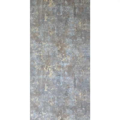 Papier peint imitation béton texturé gris vieilli