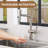 Willow Single Handle Pull Out Kitchen Faucet with Touchless Sensor, Three-function Mode Sprayer-101944134