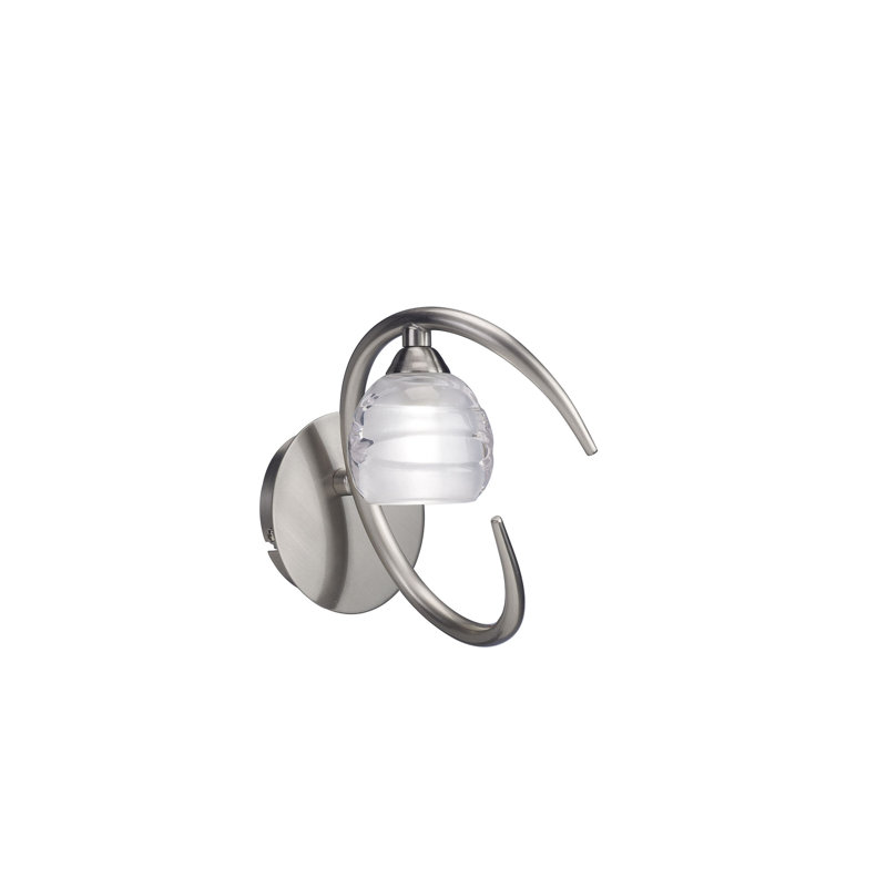 Wawona Armed Sconce, Chrome, Yes
