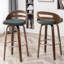 Swivel Upholstered Counter Stool-1810085194-1810085195