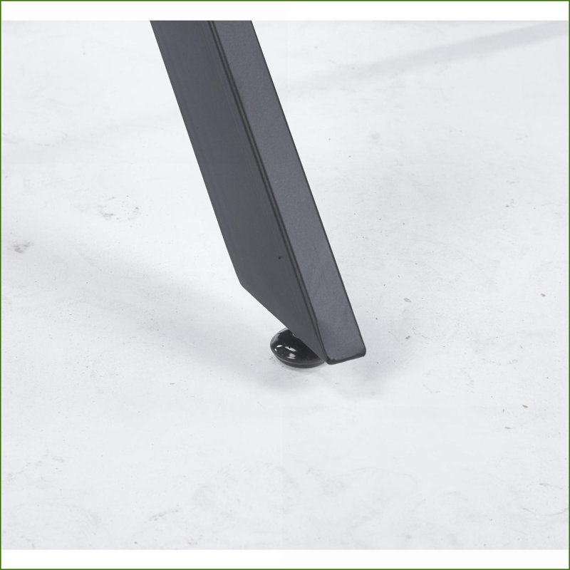 Table basse moderne en verre trempé avec pieds en croix noire pour le salon, facile à nettoyer et amp; Stable