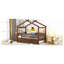 Lit en bois avec couchette-545354615