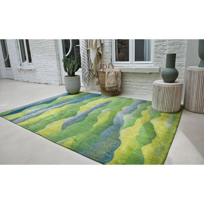 Abstract Recycled P.E.T Area Rug
