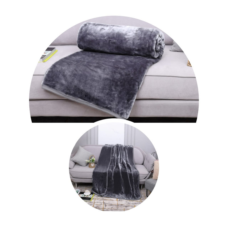 Tascherau Throw, W150 x L200cm, Grey