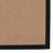 Nannette Handmade Dark Beige Berber with Black Cotton Border Made in the USA Area Rug-910051350
