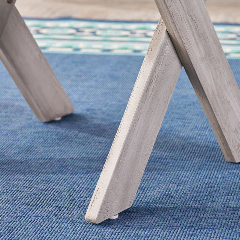 Heatherfield Outdoor Side Table , 18'' in. W 18'' in. D, Sandblast Light Gray