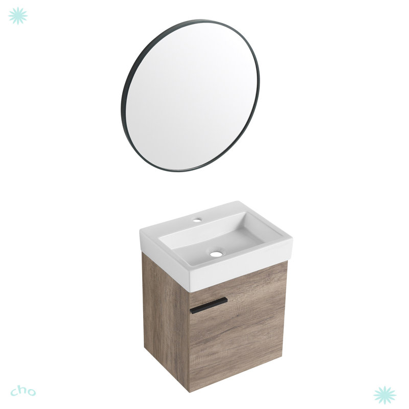 Meuble-lavabo 18 po avec lavabo supérieur