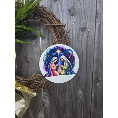 Couronne de crèche de Noël