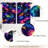 2Pcs Vibrant Galaxy Nebula Space Print Grommet Blackout Curtains, Dreamy Cosmic Pattern, Thermal Insulated Sun Blocking, Noise Reducing & Privacy Protection, Room Darkening Stylish Indoor Home Decor for Bedroom, Living Room, Teen Room-18470492