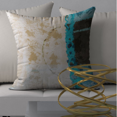 Abstract Throw Pillow