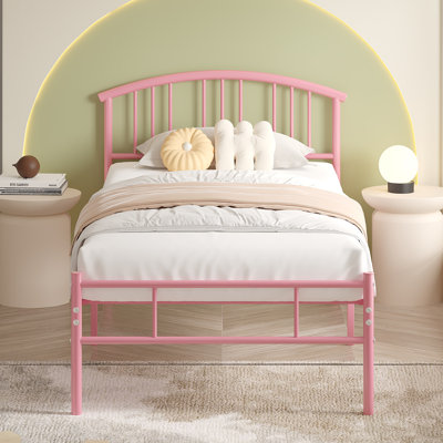 Twin Bed Frame Metal Platform Bed Frame with Headboard & Footboard,  Mattress Foundation ,No Box Spring Needed