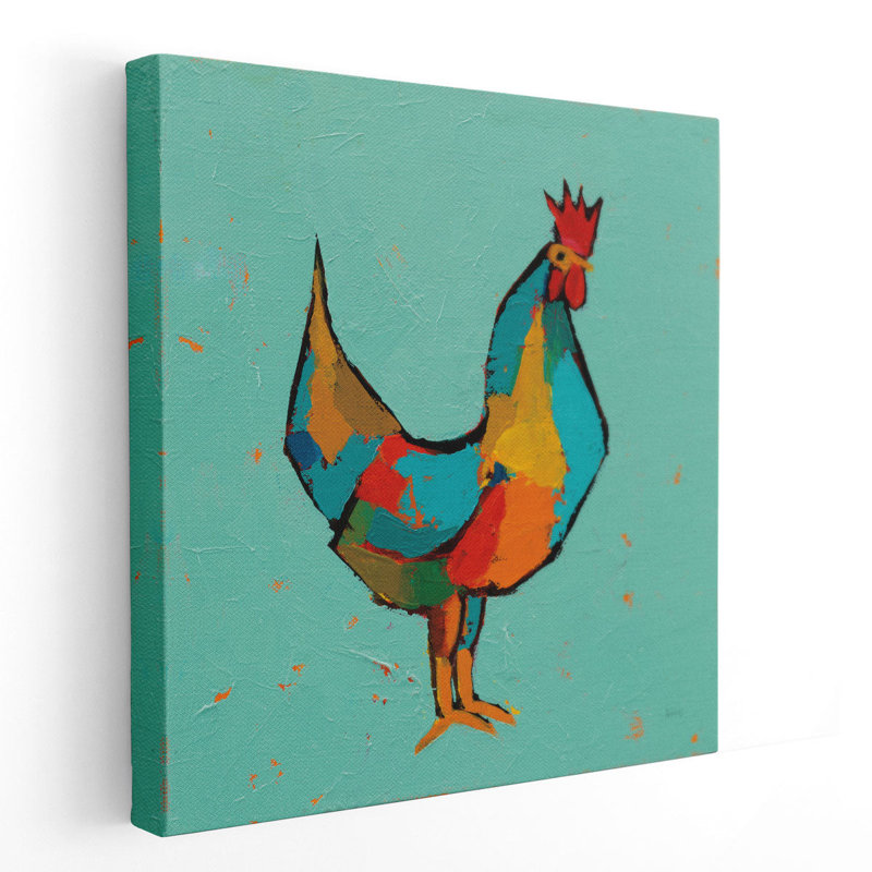 «The Strutter», reproduction d'art sur toile, H 12 po x l 12 po