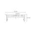 Table basse en bois massif