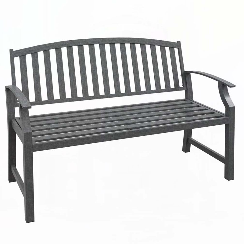 Banc de jardin 46 po, Gris