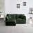 2 Seater Sofa with Ottoman