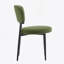 Ensemble de 2 chaises de salle à manger rembourrées - vert