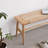 Woven Design Dining Bench, Bed Bench