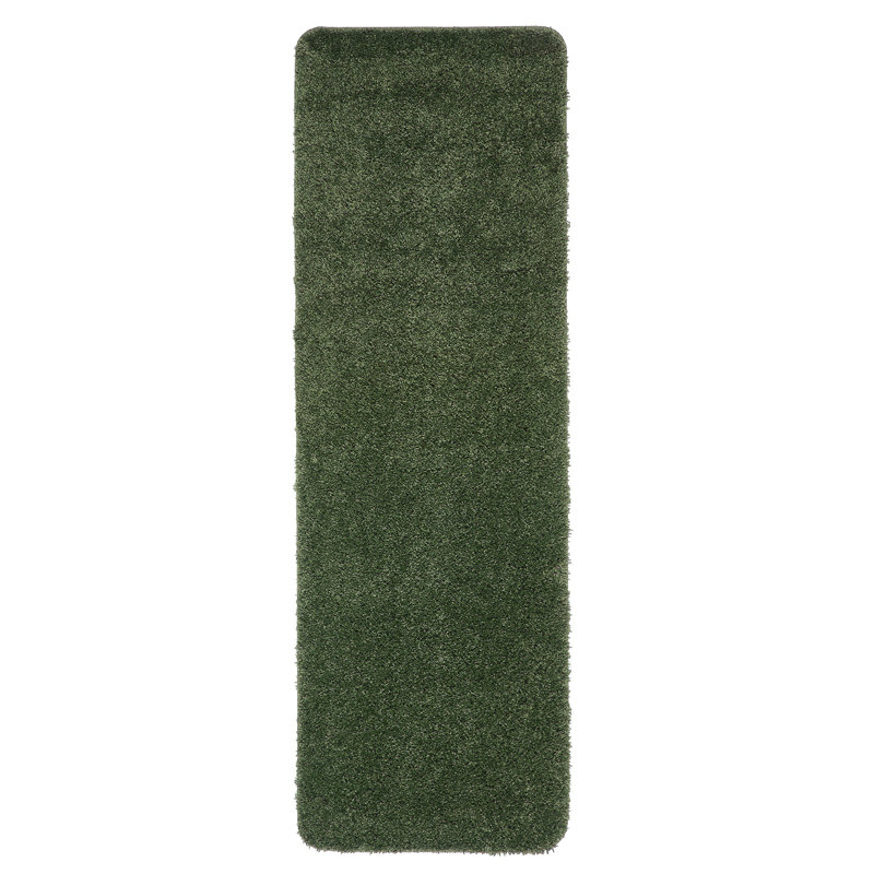 Forest Green Shaggy , Runner 67 x 200cm