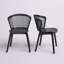 Chaise d'appoint à dossier en lattes Vinson-2057592461