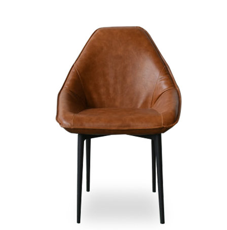 Chaise de salle à manger rembourrée Dennison