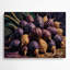 Légumes, art mural mauve en métal-266167863