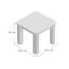 Plumville Solid Wood End Table-15849080
