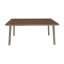 Table de salle à manger avec plateau en faux bois