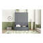 Grand lit escamotable mural avec coussin, gris-115380608-115380614