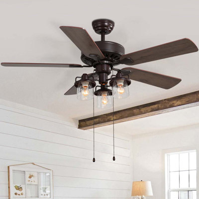 Jasmin Ceiling Fan with Light Kit
