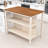 Grian Classic Rubber Wood Kitchen Island with Open Shelving and Spacious Tabletop-1707993912
