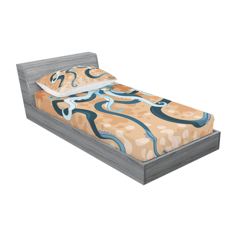 Microfiber Sheet Set, Twin Sheet Set with Fitted Sheet