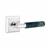 Select Round Door Lever with Square Rosette