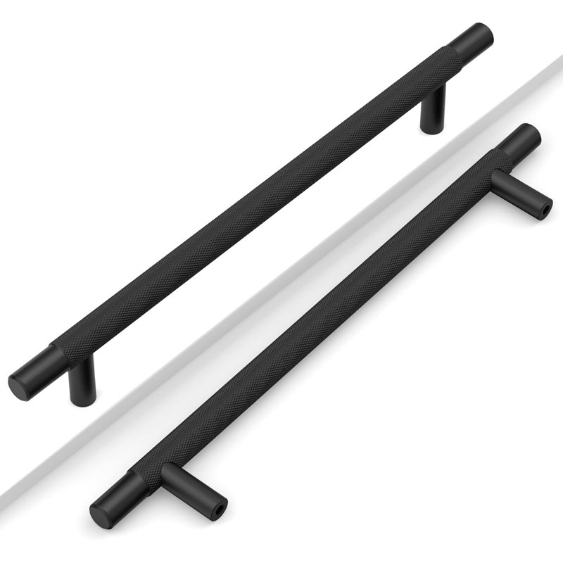 Paquet de 10 poignées d'armoire - Poignées robustes pour armoires de cuisine avec vis incluses - Poignées de tiroir en métal antirouille pour armoires, commodes et armoires