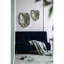 Ornement mural en aluminium à feuille d'or - Décoration d'élégance moderne 24,8 x 17,3 x 2 po-691596011
