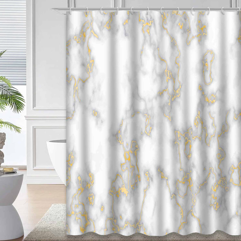 Rideau de douche Marble, L 72 po x l 84 po