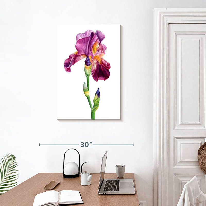 Harnek Lovely Iris Flower, 30" H x 20" W