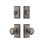 Nostalgic Warehouse Studio Entry Set with New York Knob in Timeless Bronze