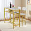 Ensemble de table de salle à manger avec 2 tabourets, comptoir 3 pièces pour la cuisine, le salon et le petit appartement-1467856416-1469857456