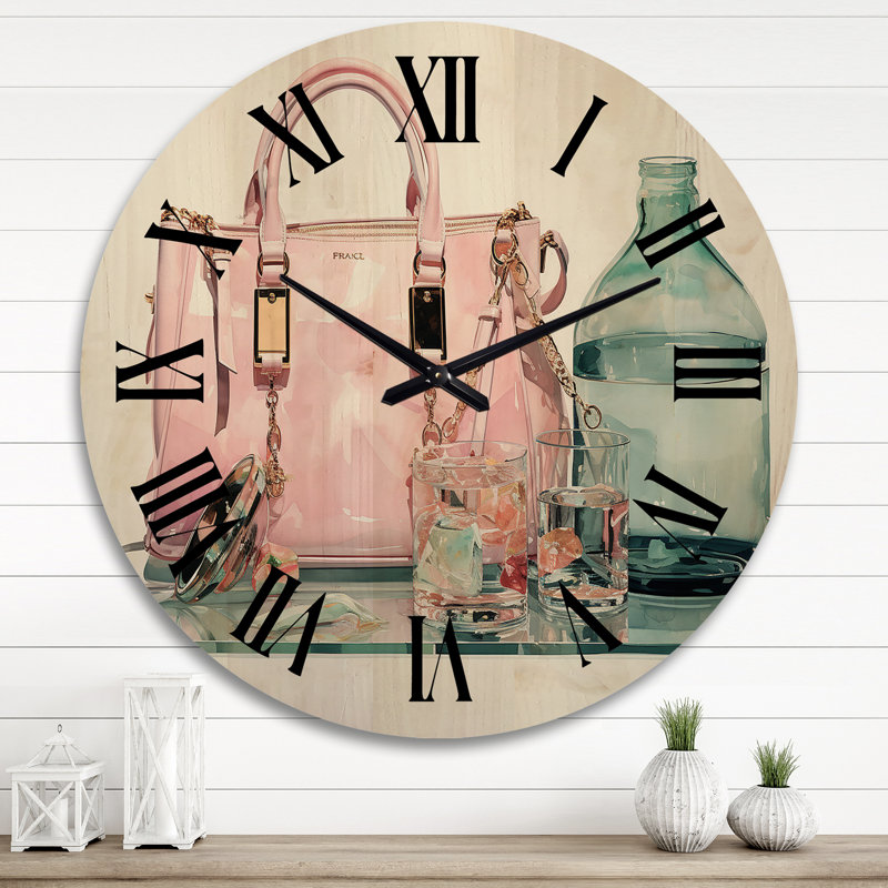 Kenzington Solid Wood Wall Clock, Extra Large