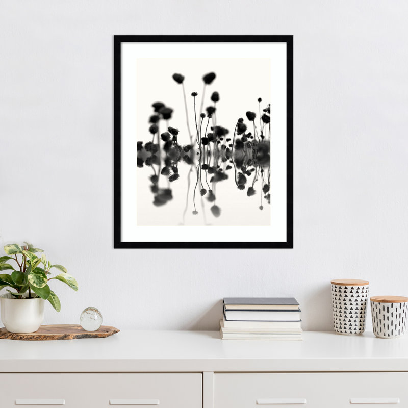 «Botanical Abstract» par Wood, reproduction d'art encadrée, H 25 po x l 21 po