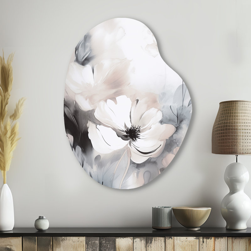 Décoration murale irrégulière en métal rousseau en forme de poire Rousseau, H 38 po x l 28 po