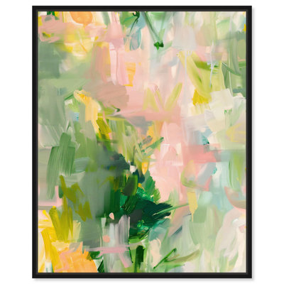 Quantum Hues II Canvas Textured Abstract by Art Remedy