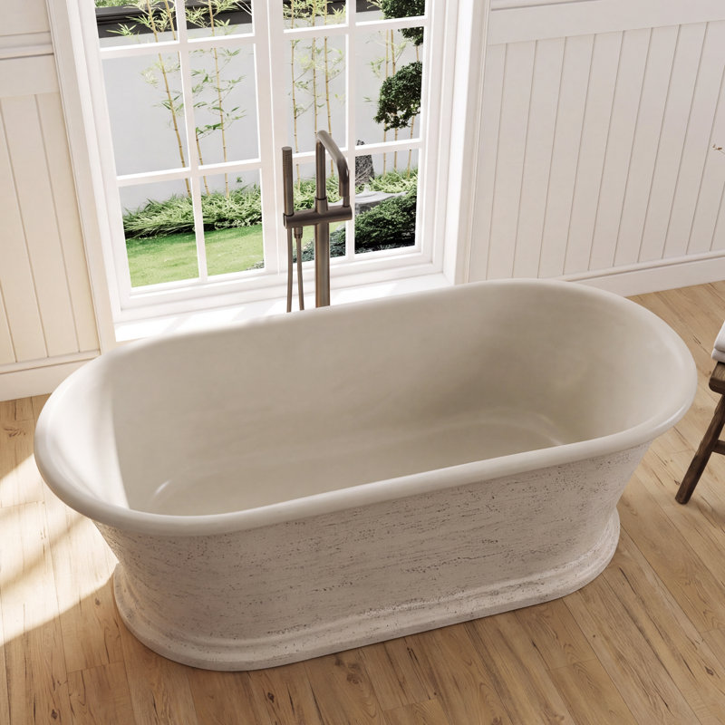 Baignoire profonde autoportante 67 po